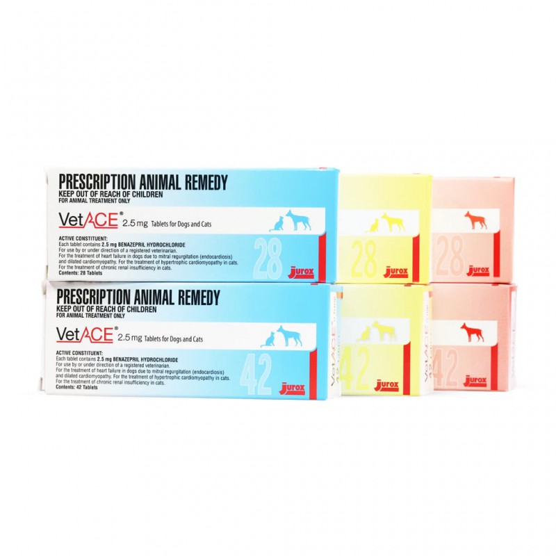 Benazepril (Vet ACE) 2.5mg tablet (一盒42粒)